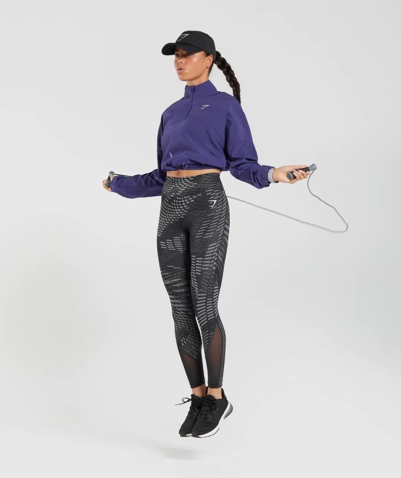 Women's Gymshark Sport Windbreaker Purple | CA 587D60